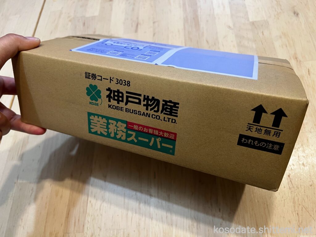 神戸物産（3038）の株主優待 商品詰め合わせ